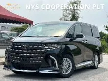 2025 Toyota Alphard 2.5 Z MPV Unregistered READY STOCK BRAND NEW CONDITION 35km mileage only JBL SOUND SYSTEM MODELLISTA BODY KIT SPARE TIRE
