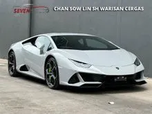 NEWLY ARRIVED 2021 Lamborghini Huracan 5.2 Evo Coupe Grigio Hati Grey Front Lifter System Rear View Camera Apple CarPlay Ambient Light Package