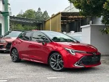 RED BLACK ALCANTARA LEATHER SEAT 2023 Toyota Corolla Sport 2.0 GZ Hatchback TWO TONE EXTERIOR AND INTERIOR DIGITAL METER REVERSE CAMERA BSM 8K KM