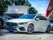 Recon JPN RED SEAT P/ROOF FULL SPEC DEMO CAR 2020 Mercedes-Benz A45 AMG 2.0 S 4MATIC+ RS3 - Cars for sale