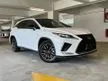Recon TOP DEAL 2019 Lexus RX300 2.0 F Sport AWD 4CAM PANROOF RED LEATHER UNREG FULL SPEC RX 300