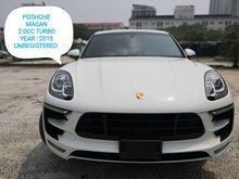 FREE 3 YEARS WARRANTY 2015 PORSCHE MACAN 2.0CC TURBO / PADDLE SHIFT / SPORT MODE / SIDE & REVERSE CAMERA / POWER BOOT / HALF LEATHER 5 SEATER SUV # Max 012-201 6830