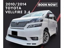 2010/2014 Toyota Vellfire 2.4 ZP MPV (A) 2 POWER DOOR & POWER BOOT