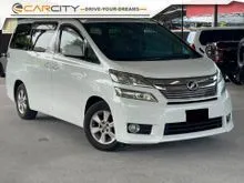 2013 Toyota Vellfire 2.4 X MPV WARRANTY REVERSE CAMERA PUSH START 2 POWER DOOR
