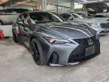 [GRADE 4.5A] 2022 LEXUS IS 300 2.0 F SPORT SEDAN 3BA-FL SUNROOF 4CAMERA RED SEAT (A) UNREG IS300