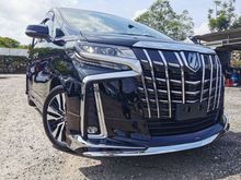 2019 Toyota Alphard 2.5 SC 3LED 360CAM SUNROOF FULL MODELLISTA BODYKIT UNREG
