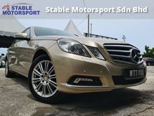 2010 Mercedes-Benz E200 CGI 1.8 Elegance Sedan * UNDER WARRANTY * ORIGINAL PAINT * LOW MILEAGE * REGISTRATION CARD ATTACHED * NEGOTIABLE