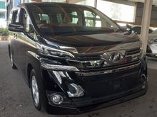 2017 Toyota Vellfire 2.5 Base Spec MPV