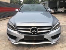 RM1800/MONTHLY***2015 Mercedes-Benz C200 2.0 AMG P/ROOF P/BOOT BURMESTER SOUND SYSTEM