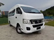 2017/2018 Nissan NV350 Urvan 2.5 Van