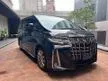 Recon 2020 Toyota Alphard 2.5 G S TYPE GOLD DIM BSM 3LED BEST OFFER IN TOWN 5 YEARS WARRANTY