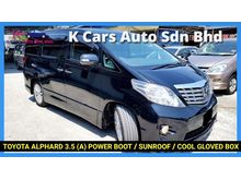 2009 Toyota Alphard 3.5 G 350G F/SPEC P/BOOT S/ROOF CAPTAIN SEAT