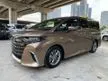 2024 Toyota Alphard 2.5 Z 7-Seater MPV (GOLD)Unregistered (Grade 5/A/A)(7,000 Km) Twin MoonRoof DIM 360 Camera Roof Monitor BSM