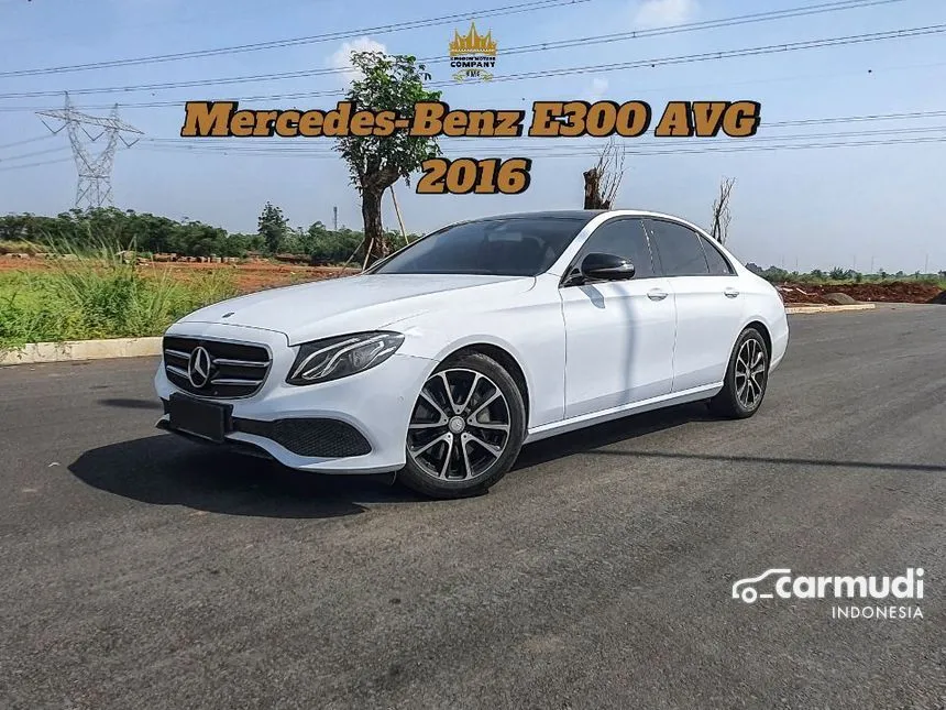 2016 Mercedes-Benz E300 Avantgarde Sedan