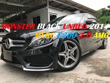 MONSTER BLACK UNREG 2014 MERCEDES BENZ C200 2.0 AMG JPN