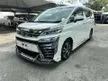 Recon 2019 Toyota Vellfire 2.5 ZG (A) FULL MODELISTA BODYKIT LEATHER PILOT SEATS PRE CRASH LTA NEW FACELIFT JAPAN SPEC UNREGS