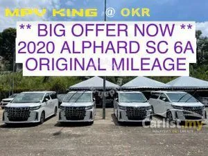 2020 Toyota Alphard 2.5 S C A FULL SPEC WE GOT MANT STOCK PRICE STILL CAN NEGO