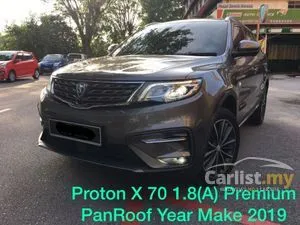 Year 2019 Proton X70 1.8 TGDI Premium (A) PanRoof Mileage 44k km U/Warranty till 2024