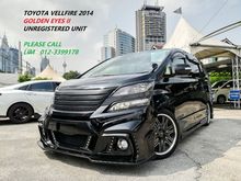 2014 Toyota Vellfire 2.4 Z Golden Eyes 2 NEW FACELIFT UNREG