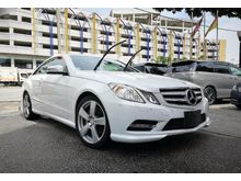 2012 Mercedes-Benz E250 1.8 AMG Coupe Japan spec - Unreg