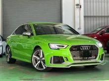 [Ready Stock] 2021 Audi RS3 2.5 Sedan BANG AND OLUFSEN SOUND SYSTEM RS SPORTS SEAT EXTERNAL FRONT LIPS ADAPTIVE CRUISE CONTROL