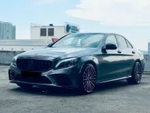 2020 Mercedes-Benz C300 2.0 AMG 48K Miles Burmester 360 Apple CarPlay Android Auto Panoramic Roof PowerBoot Autonomous Braking System Cruise Control