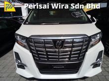 YEAR END CARNIVAL SALE PROMOTION 2016 TOYOTA ALPHARD 2.5 UNREG .SC PILOT SEAT HIGH SPEC .LOCAL AP .ORIGINAL MILEAGE. TOP GRADE CAR