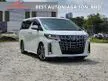 Recon Top Condition with SUNROOF 2021 Toyota Alphard 2.5 G S C Package MPV
