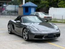 Agate Grey Porsche 718 2.0 Boxster Japan Spec Sport Chrono Sport Ezhaust Keyless Entry Low Mileage
