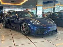 2022 Porsche 718 4.0 Cayman GT4 Coupe Sport Chrono Package Sport Exhaust System