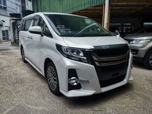 2016 TOYOTA ALPHARD 2.5 SC PACKAGE UNREG - MODELLISTA GRILL - PILOT SEAT - 2 POWERDOOR - POWERBOOT - 3 YEARS WARRANTY