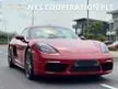Recon 2019 Porsche Cayman S 718 2.5 Turbo Coupe Unregistered 7 Speed PDK Paddle Shift 20 Inch Rim Sport Chrono With Mode Switch Sport Exhaust System Po