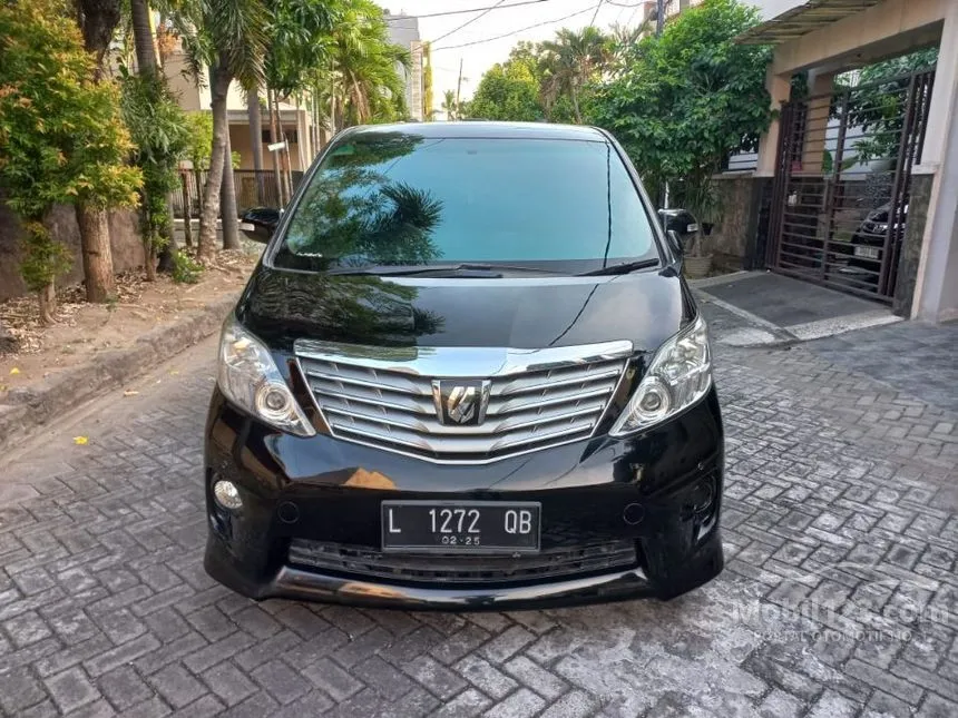 Jual Mobil Toyota Alphard 2010 S 2.4 di Jawa Timur Automatic MPV Hitam Rp 205.000.000