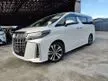Recon SUPER DEAL 2020 Toyota Alphard 2.5 SC SUNROOF SPECIAL OFFER 3BA UNREG