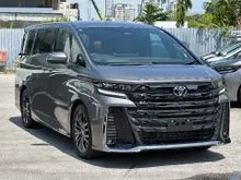 2025 Toyota Vellfire 2.4 Z Premier MPV (SUPER LOW MILEAGE) (4WD) (TOYOTA TEAMMATE) (6 A CONDITION) (NEW CAR CONDITION)
