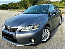 Lexus CT200h 1.8 HYBIRD Luxury Hatchback HOT LIMITED UNIT CAR KING CHEAPEST IN TOWN