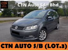 2012 VOLKSWAGEN SHARAN 2.0 (A) TSI TURBO 6 SPEED PADDLE SHIFT 2 POWER DOOR POWER BOOT PANAROMIC ROOF 7 SEATER MPV EASY FULL LOAN
