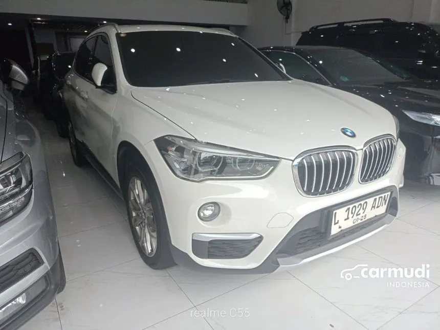 Jual Mobil BMW X1 2018 sDrive18i xLine 1.5 di Jawa Timur Automatic SUV Putih Rp 380.000.005