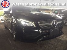 2017 Mercedes-Benz CLA180 AMG UNREG,FACELIFT,TRUE YEAR MADE CAN PROVE,JPN,HI SPEC,PADDLE SHIFT,ORI AMG BODYKIT N RIM,PRE CRASH,REAR CAM N ETC,FREE GIF