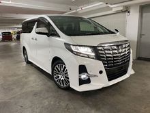 2017 Toyota Alphard 2.5 SC PILOT SEAT ( MANY NEW STOCK ARRIVAL , MANY OPTION SPEC ) BEST IN TOWN PROMOTION