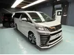 Recon 2019 Toyota Vellfire 2.5 Z G Edition MPV 3 LED Admiration Aero body kit unregistered - Cars for sale