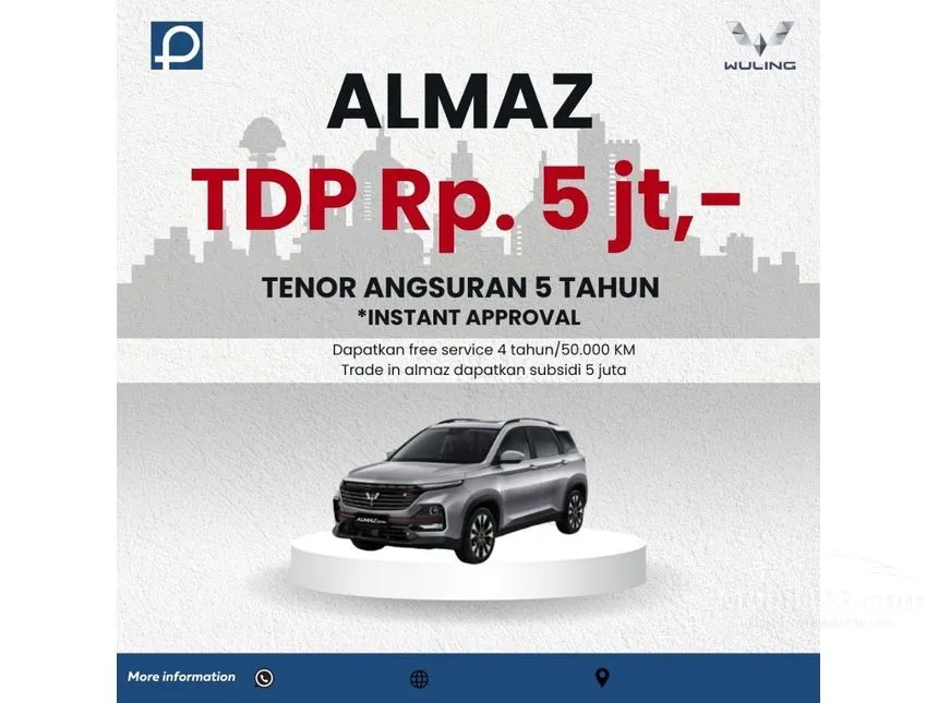 Jual Mobil Wuling Almaz 2023 RS EX 1.5 di DKI Jakarta Automatic Wagon Lainnya Rp 340.000.000