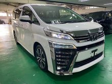 2018 Toyota Vellfire 2.5 Z G Edition MPV RADAR LKA POWERBOOT 5 YEARS WARRANTY