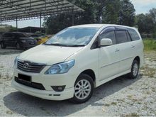 2012 Toyota Innova 2.0 G MPV VVT-i Facelift TipTOP Condition LikeNEW