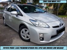 2011 Toyota Prius 1.8 Hybrid Hatchback PREMIUM ONE OWNER LOW MILEAGE