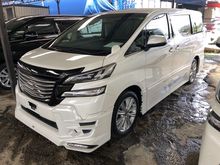 2015 Toyota Vellfire 2.5 Z A New model Promotion