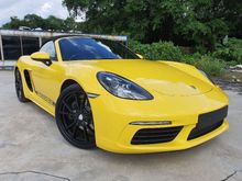 2017 Porsche 718 Boxster 2.0 PDK, Sport Chrono, PDLS, PASM, Sport Tailpipe, UNREG