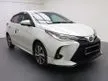 Used 2021 Toyota Yaris 1.5 G Hatchback Facelift 43k Mileage Full Service Record Under Warranty One Owner New Car Condition