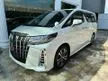 Recon 2022 Toyota Alphard 2.5 G S C Package MPV SC DIM BSM SUNROOF ROOF TV GRADE 5A 18K KM