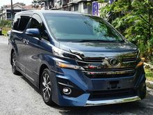 2016 TOYOTA VELLFIRE 3.5 EL EXECUTIVE LOUNGE UNREG - MODELLISTA BODYKIT - JBL HOME THEATER - SURROUND 360 VIEW CAMERA - PRE CRASH SYSTEM - BIG OFFER